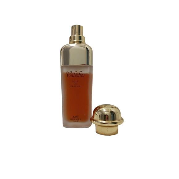 VNT Hermes Caleche Soie De Parfum 1.6 oz Spray Gold Top Square Bottle Concentrat - Picture 4 of 8
